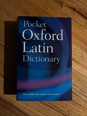 Oxford Pocket Latin Dictionary - Navy and Purple Accents